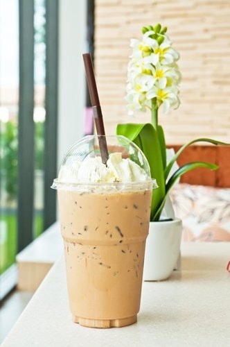 Coffee shop blended drink